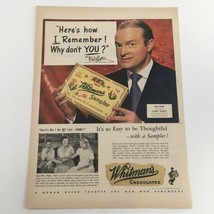 1950 Whitman&#39;s Sampler Chocolates and Confections Vintage Print Ad - £6.78 GBP