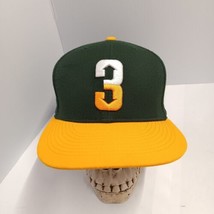 Baseballism Three Up Three Down Hat Cap Snapback Green Gold Oakland A&#39;s ... - £14.78 GBP