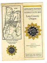 Lane County Oregon Opportunities in Agriculture 1930s Brochure Willamett... - $34.61