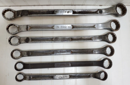 SNAP-ON Tools Double Box End Offset x6 Wrench Set XV4652 XV4448 XV4044 XV3842 Xv - $289.76