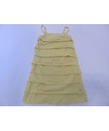 Hanna Andersson Wave Tier dress yellow size 130 8 EUC - $14.92