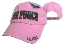 U.S. Air Force Letters Pink USAF Embroidered Cap Hat 603DP - £11.62 GBP