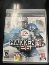 Madden NFL 25 (Sony PlayStation 3, PS3, 2013 w/ Manual) Rated E, NFLPA, Football - £4.98 GBP