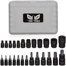 Torx Bit Socket Set (25 Piece Set - Torx and External Socket Set) 1/4&quot;, ... - £25.75 GBP