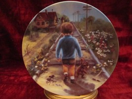 HOME BY LUNCH collector plate RUSTY MONEY Teddy bear SEEMS LIKE YESTERDAY - $7.99