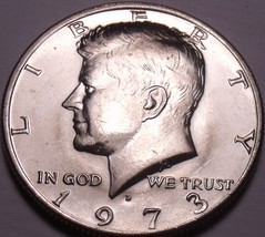 United States Unc 1973-D Kennedy Half Dollar~Free Shipping - £2.43 GBP