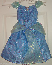 Disney Cinderella Dress Costume Princess Fancy Theme Parks Size S 6/6X - £55.00 GBP