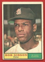 1961 Topps # 211 Bob Gibson Vg / Ex !! - £30.03 GBP