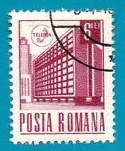 Romania (used postage stamp) 1971 Ministry of Posts (Scott 2284) 6L - £1.56 GBP