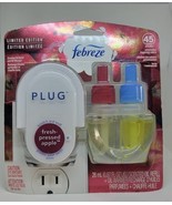 LIMITED EDITION Febreze Apple Cider Plug In Warmer and Oil Starter Set - $326.52 MXN