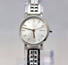 New DKNY NY2277 MINI Bryant Park Silver Studded Band Women Bracelet Watch - £69.85 GBP