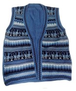 Alpakaandmore Unisex Peruvian Traditional Alpaca Wool Vest (Large Women,... - £56.97 GBP