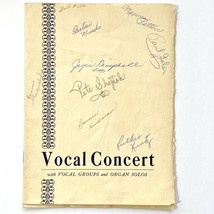 1953 Butler PA Senior High School Vocal Concert Program Organ Choir Signatures - £19.02 GBP