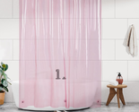 Shower Curtain Liner - Premium Clear Pink PEVA Shower Liner with 3 Magne... - $17.42