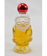 Vintage Avon Jolly Santa Here&#39;s my heart Cologne Bottle 3/4 full - £11.84 GBP