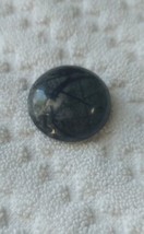 Gemstone Cabochon Flatback Domed Circle 30mm Large Stone Flat Back Larva... - £4.72 GBP