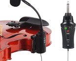 Vt-5 Violin Microphone Wireless Uhf Gooseneck Pick Up Instrument Clip-On... - $352.99