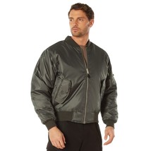 MA-1 Bomber Jacket Flight Coat Air Force Military Metal Grey Reversible ... - $55.63+