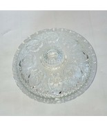 Heart Rose Pasori  Candy Dish Pressed Glass Antique Vintage - $8.90