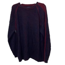 VTG Old College Inn Red &amp; Blue Pullover Knit Sweater Mens Size XXL 2XL - £11.06 GBP