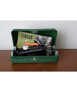VINTAGE SINGER LOW SHANK BUTTONHOLER WITH 5 CAMs + Instructions 160506 - £37.81 GBP
