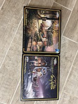 Lot Of 2 White Mountain 1000 Pc Jigsaw Puzzle Terry Redlin Hunter Winter... - $38.05