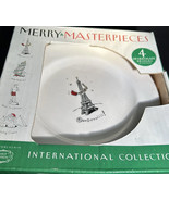 Set Of 4 Merry Masterpieces Art Dessert Plates International First Editi... - $14.85