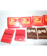 Vintage Restaurant Match Books Mr. Steak Red Lobster Chi Chi Ponderosa L... - $8.21 CAD