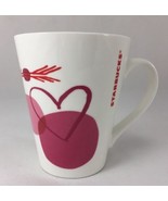 Starbucks 2016 Coffee Cup Mug Valentines Day Pink Heart with Red Arrow 1... - £15.11 GBP