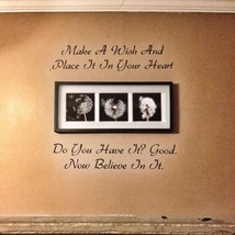 Make A Wish One Tree Hill Vinyl Wall Quote - $14.70