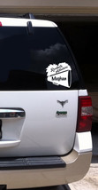 Cheerleader Vinyl Decal Spirit Sticker Pom Pom School Team - $6.86