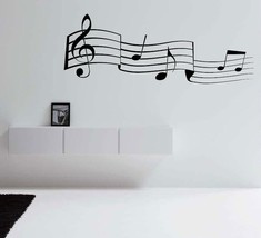 Music Notes Vinyl Wall Art - £11.55 GBP