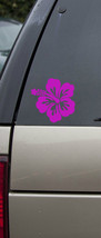Hibiscus Flower Vinyl Decal Sticker Beach - $4.90