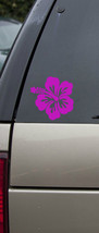 Hibiscus Flower Vinyl Decal Sticker Beach - £3.85 GBP