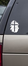 Cross Vinyl Decal Car Sticker Laptop Bible Lord Jesus - £4.62 GBP