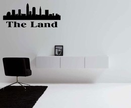 The Land Cleveland Ohio Skyline Vinyl Wall Decal - $14.70+