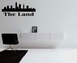 The Land Cleveland Ohio Skyline Vinyl Wall Decal - £11.82 GBP+