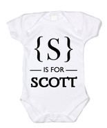Personalized Bodysuit Initial Is For Name Custom Monogram - £7.87 GBP