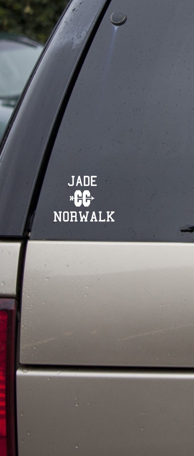 Cross Country Vinyl Car Name Decal - $6.86