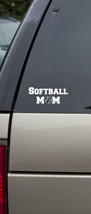 Softball Mom Vinyl Car Decal Sticker - $110.59 MXN