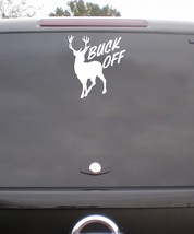 Buck Off Deer Vinyl Decal Hunting Sticker - £5.48 GBP