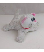 Vintage 1980s Tonka Pound Purrries White With Gray Stripes Kitty 7&quot; Plush - $13.57 CAD