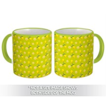 Yellow Lemon : Gift Mug Citric Fruit Pattern Kitchen Wall Decor Retro Holiday Sl - $15.90