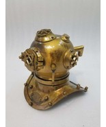 US Navy Deep Diving Scuba Divers Helmet Antique Brass Marine Decor Replica - $109.00