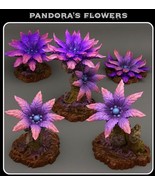3D Printed Fantastic Plants and Rocks Pandora&#39;s Flowers 28mm - 32mm D&amp;D - $286.43 MXN+