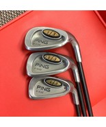PING i3 O-Size Red Dot Irons Set 7, W, S w/Graphite 350 Series Stiff Shafts - £59.61 GBP