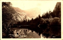 Dops Real Picture POSTCARD-MIRROR Lake Yosemite National. Park BK49 - £3.87 GBP