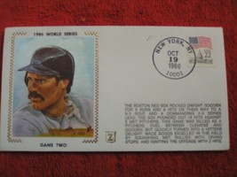 Mlb 1986 World Series Game 2 Fdc Cachet Envelope Ny Mets Vs Boston Red Sox - £10.98 GBP