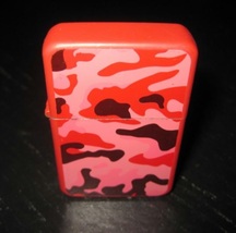 Military Army Girly Pink Camo Camouflage Flip Top Petrol Lighter - £11.04 GBP
