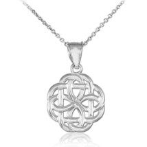 925 Sterling Silver Trinity Knot Pendant Necklace - £18.75 GBP+